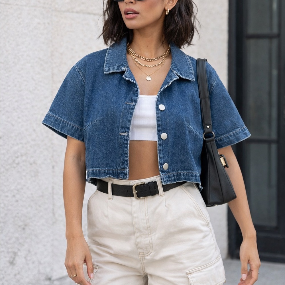Kids Blue Denim Jacket